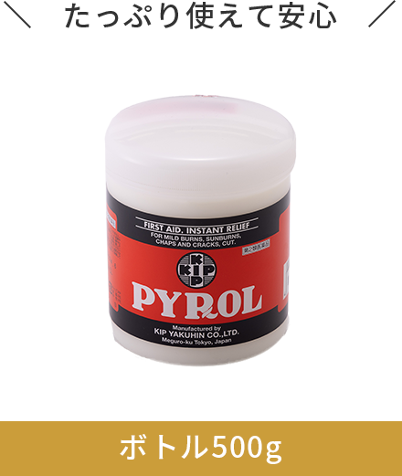 ＼たっぷり使えて安心／ ボトル500g